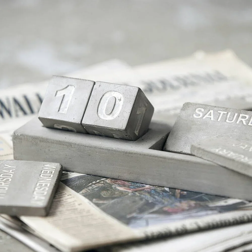 Grey Eternity Calendar NWB